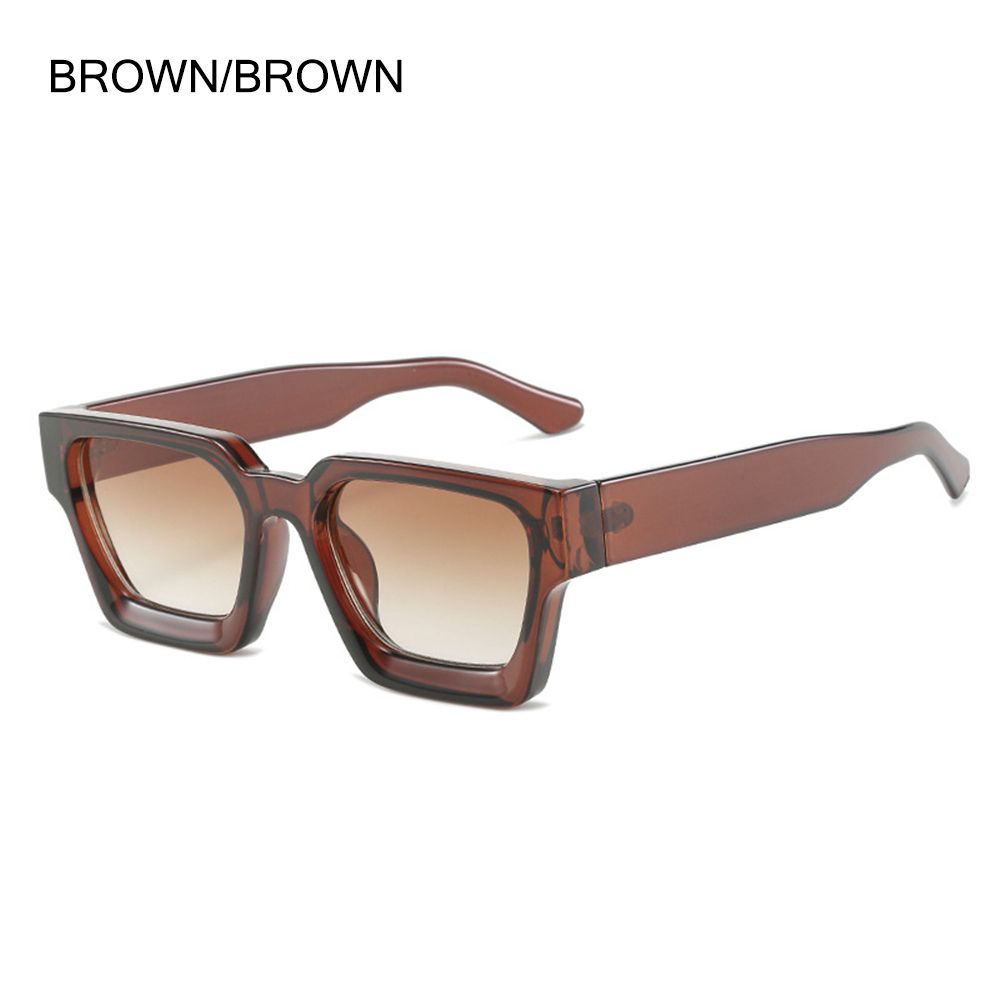 Fashion Square Frame Eyewear Punk Retro Sunglasses Ladies Shades Shades Women Sunglasses