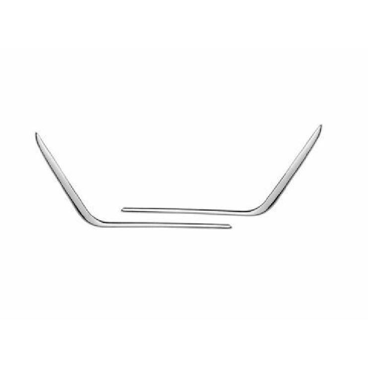 Matte Silver ABS Cover Trim Inner Door Speaker Strip For Cadillac XT5 2016-
