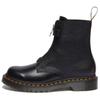 Dr. Martens 1460 Front Zip Leather Lace Up Boot Black Women Sneakers 32054001