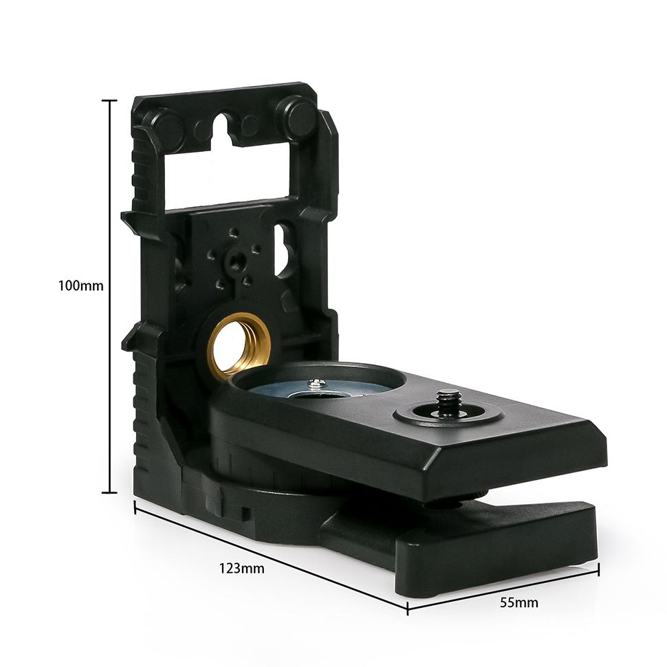 ZOKOUN Мощный магнитный кронштейн L-образной формы для выравнивания кронштейна для лазерного уровня с резьбой 1/4 дюйма, установки адаптера штатива 1/4 дюйма или 5/8 дюйма.