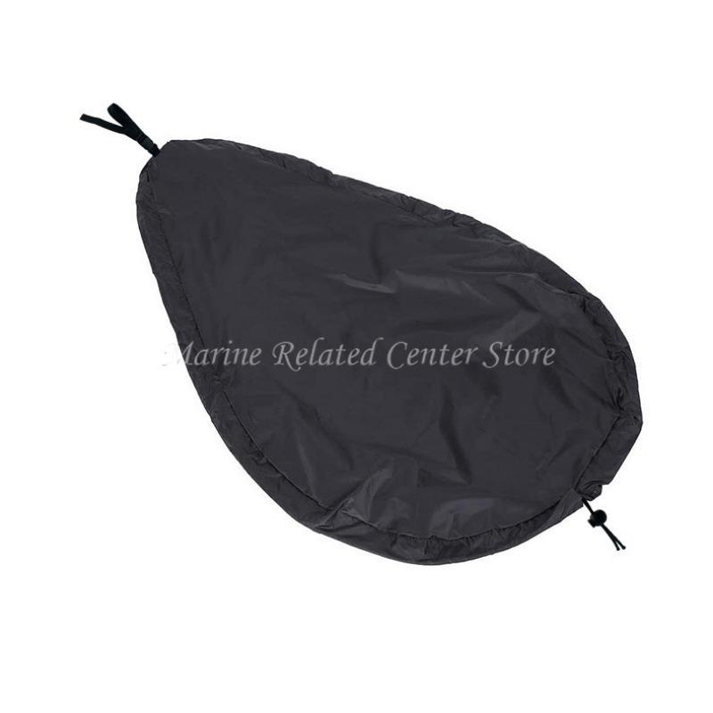 Black / Silver Kayaking Accessories Cockpit Sunscreen Cover Practical Multifunctional Waterproof Cover Cockpit Protection Cover