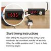 USB Таймер обратного отсчета Кабель питания с переключателем Поддерживает 5V2A для автоматического отключения питания В вентиляторе, лампе и аквариумах