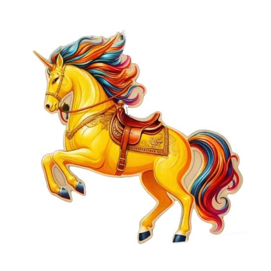 Лошадь Орнамент 2D Акриловая Лошадь Шарм для Зеркала Заднего Вида Авто Плоская Подвеска на Елку Украшение для Подвешивания в Салоне Авто для Женщин Девушек