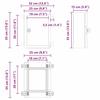 Control Cabinet Gray 32 x 15 x 35 cm ABS Plastic