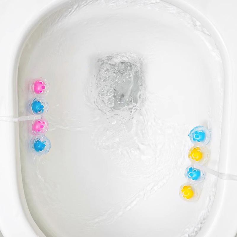 Hanging Toilet Cleaning Ball Toilet Cleaning Ball Cleaning Deodorant Toilet Cleaner Toilet Fragrance Hanging Ball Blue Bubble