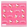 Sanrio Lunch Cloths, Set of 3, Approx. 43 X 43cm, 100% Cotton, with Name Space, Hello Kitty Character Design, 879649