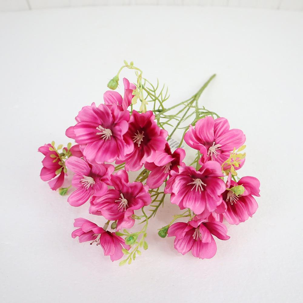 New Silk Cloth Fake Flower DIY Floral Materials Soft Flower Bouquet Realistic Chrysanthemum Valentine's Day Gift