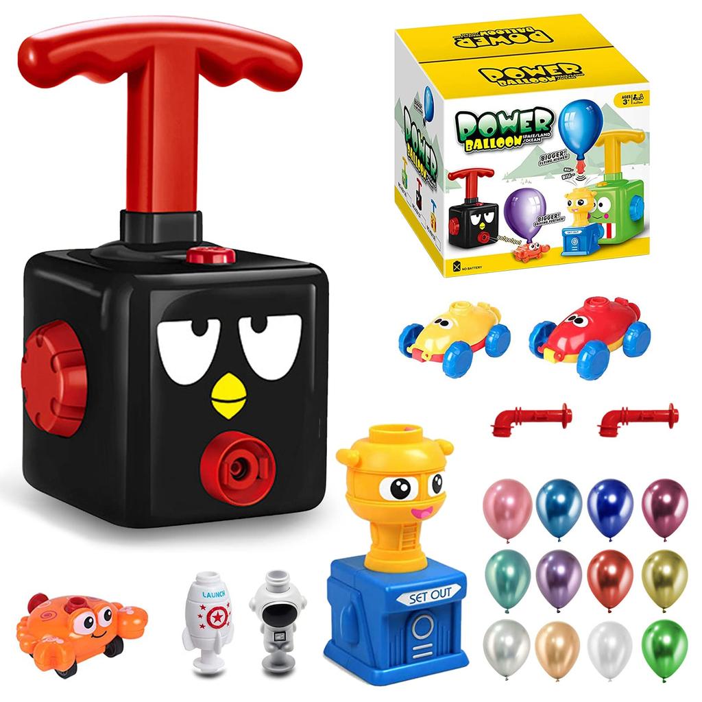 Balloon Launcher Children's Car Toys With Pump Rocket Balloon Party Supplies Preschool Education Science Children's Toy Gifts