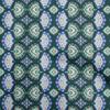 Cotton Flex Dark Green Fabric Asian Block Sewing Material Print Fabric By The Yard 40 Inch