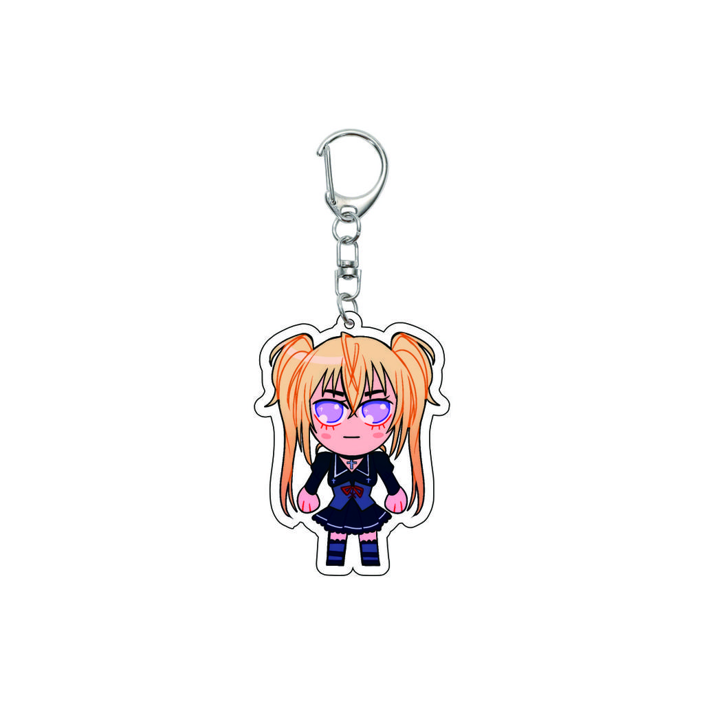 55MM Аниме Ключница Shugo Chara Юмэ Хиномори Куроя Кайто Харуто Ясиро Брелок Акриловая Модель Пластина Рождественские Подарки