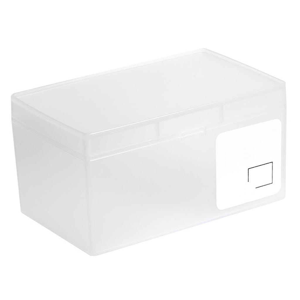 Пластиковый ящик для хранения карт, настольный органайзер для косметики с крышкой для студенческого общежития, офиса