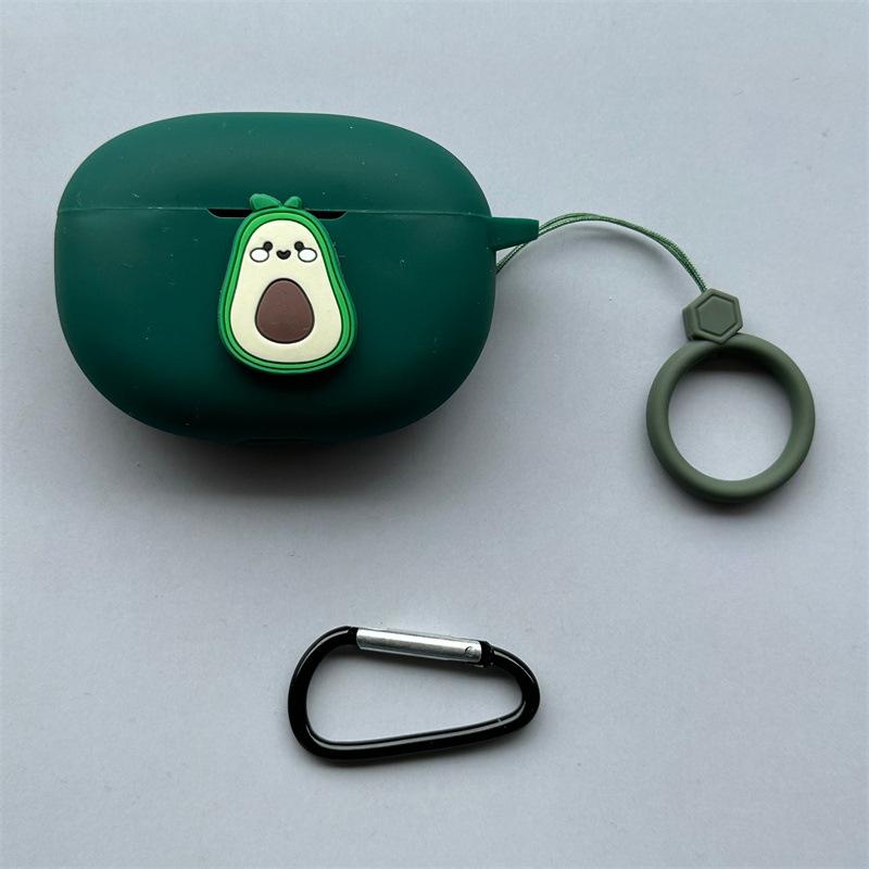 For OnePlus Nord Buds 1 Pro Bluetooth Headset Case Fruit Silicone Soft Case