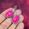 Pink Sea Sediment Earrings, 925 Solid Sterling Silver Gemstone Jewelry, Handmade Earrings, For Thanksgiving