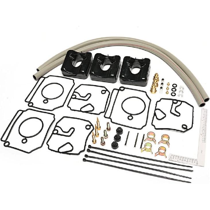 18-7768 6H4W009304 9-37503 Carburetor Repair Rebuild Kit Replacement for Ya-maha 40-50HP 2-Stroke Outboards Engines Carb Carburetor Replaces