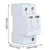 Overvoltage Protection 2P Lightning Protector 1000V 20KA Low Voltage Arrester DC Photovoltaic Protector Home Protection