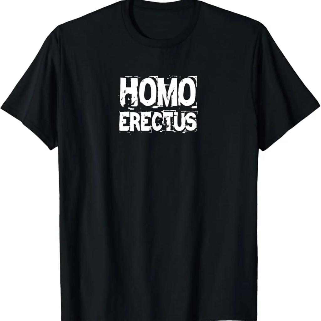 HOMO ERECTUS забавный прикольный т мужчины женщины мужчина женщина подарок-прикол любовь футболка