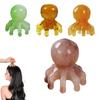 Resin Octopus Massage Comb Head Meridian Scraping Scalp Comb Gua SPA Sha Relief Comb Acupunctur R2S7