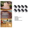 100pcs Easy Installation Hidden Deck Fasteners Nylon Composite Decking Clips  Deck Board