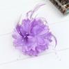 Dance Performance Wedding Hair Accessories Wrist Flower Feathers Hair Clip Bridal Hairpin Headdress