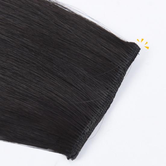 Зажим для наращивания волос, длинный, дополнительный, эластичный зажим для волос, невидимые человеческие волосы, парик, подушечки для женщин