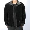New Coat Men's Winter Thickened Velvet Loose Casual Corduroy Lapel Jacket