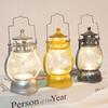OuuZuu Led Lantern Christmas Decoration Lantern Christmas Vintage Castle Hanging LED Light Retro Candle Holder Lantern Hang Lamp
