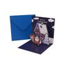 3D Pop Up Cartoon Christmas Card Merry Christmas Greeting Card Handwritten Blessing Invitation Cards Thanksgiving New  Gifts