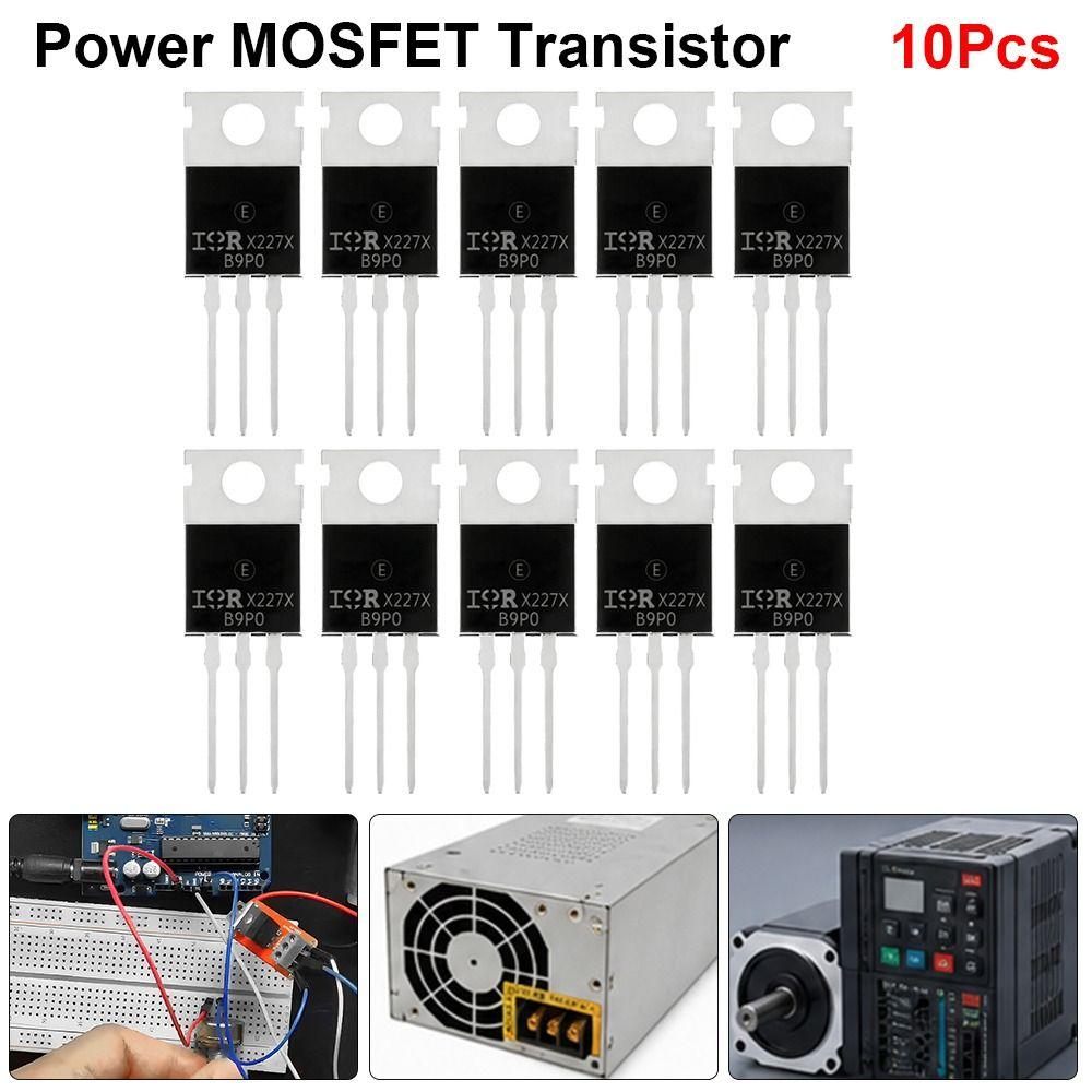 10 шт. TO-220 IRFZ44N Транзистор MOSFET 49A 3-контактный N-канальный Силовой MOSFET 55В Выпрямитель Силовой Транзистор