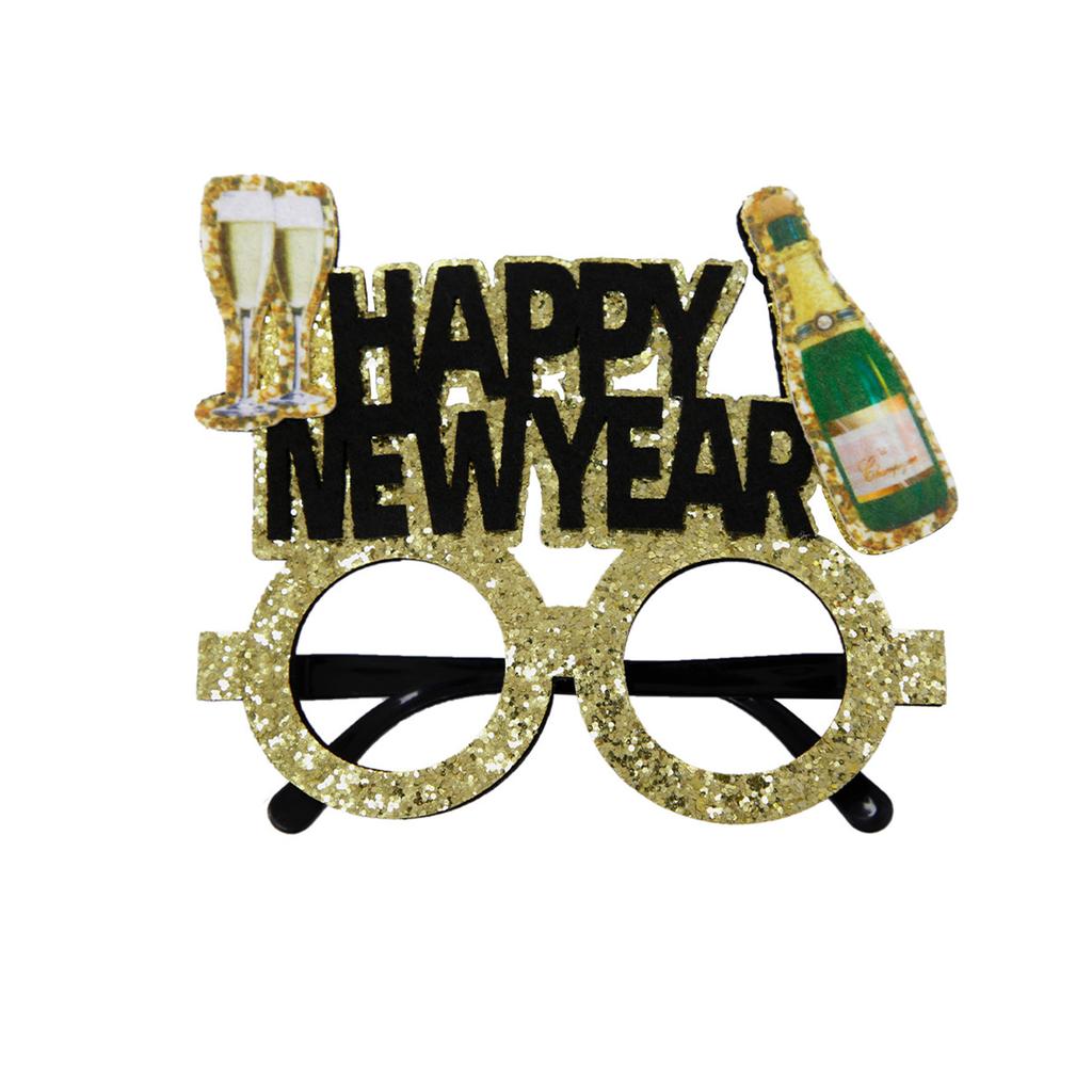 New Year's Party Decoration Glasses Photo Props  NEW YEAR Glasses Frame