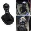 Car Accessories 6 Speed Gear Shift Knob Gear Stick Gaiter Boot for VW Touran 2003-2015/Caddy III 03.2004-05.2015