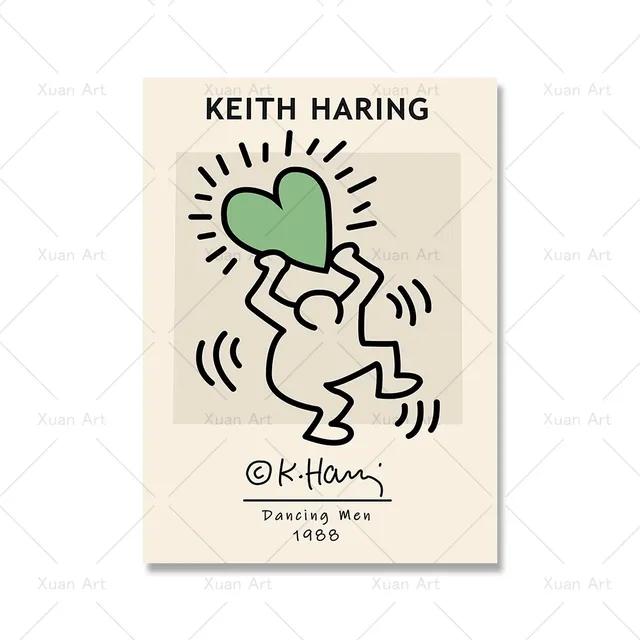 Современная абстрактная эстетика настенное искусство ретро поп фигурка HD масло на холсте постер печать для дома спальня гостиная декор подарок без рамки