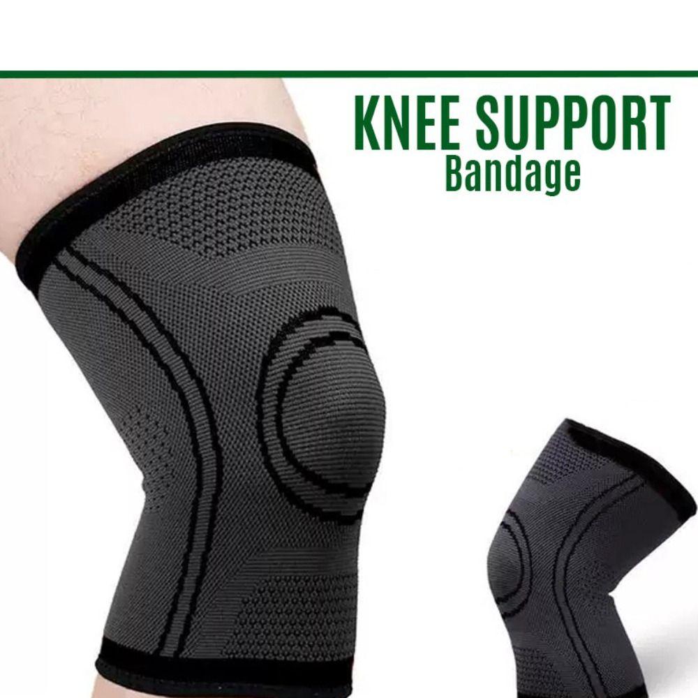 Nylon Knee Patella Protector Black Green Orange Knee Pad Sports Supplies Knee Wrap Brace