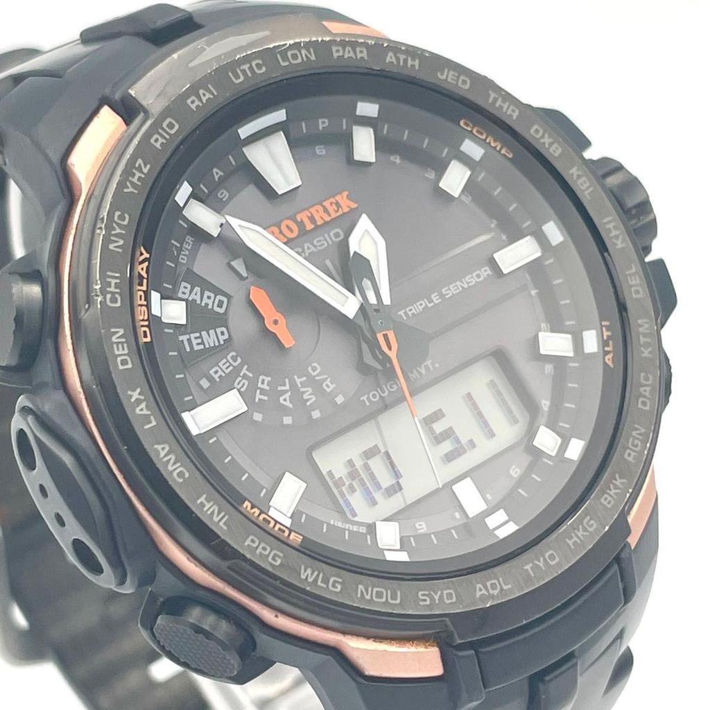 Б/у Радиоуправляемые солнечные часы CASIO PROTREK PRW-6100Y-1JF Сняты с производства