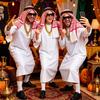 Набор костюмов на Хэллоуин для мужчин и женщин - Белый длинный халат Костюм для косплея с фэнтезийной арабской тематикой S M L XL