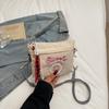 Женская вышитая сумка на плечо в японском стиле с уникальным дизайном, большой вместимостью и диагональным ношением через плечо, маленькая кв