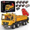 MOULD KING 17050 Technical Car Building Block Remote Control Self-Loading Crane Model Assembly Truck Brick Kids Christmas Gift