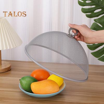 2 шт., защита для еды, тонкая сетка, пылезащитный металлический долговечный стол, уличный зонт для пикника, крышка, сетка, кухонные принадлежности