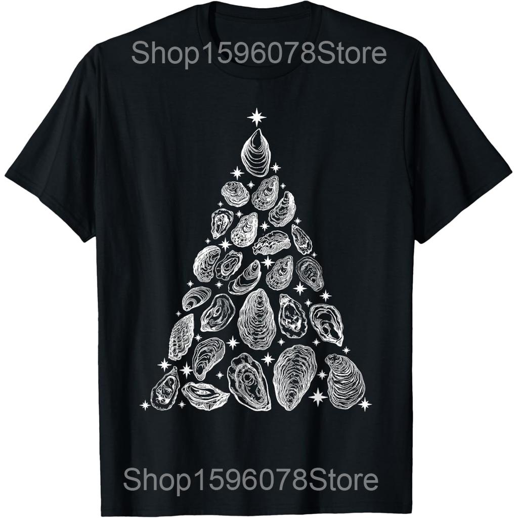 Oyster Club Устрицы Летний Отдых Винтажные Футболки Мужские Хлопок Юмор Уличная Одежда Футболка С Коротким Рукавом Унисекс Свободная Одежда