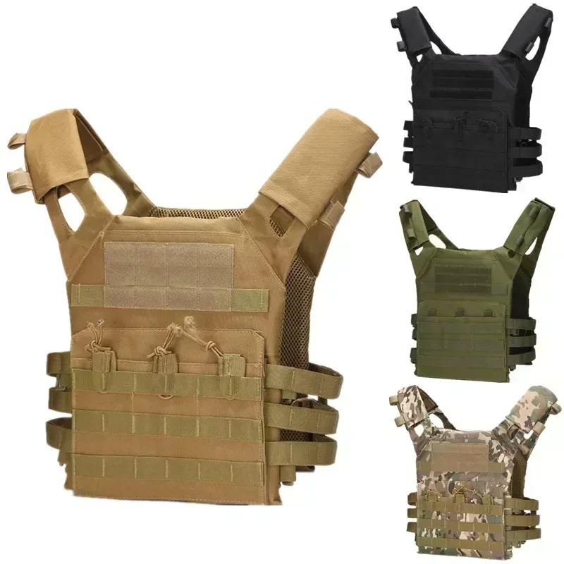 Тактический жилет-разгрузка Plate Carrier Модульная система Molle Съемный дизайн Боевой жилет Многофункциональный тактический жилет для улицы Идеально подходит для джунглей
