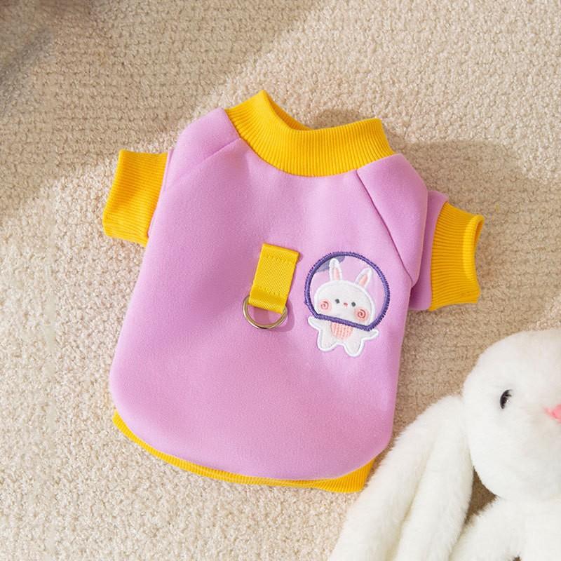 Корейский стиль осень и зима три милых медведя могут тянуть собаку свитер тонкий бархат кошка питомец плюшевая одежда