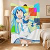 Squid Girl Anime Throw 240g flannel blanket, suitable for sofas, beds, offices,  exquisite gift blankets