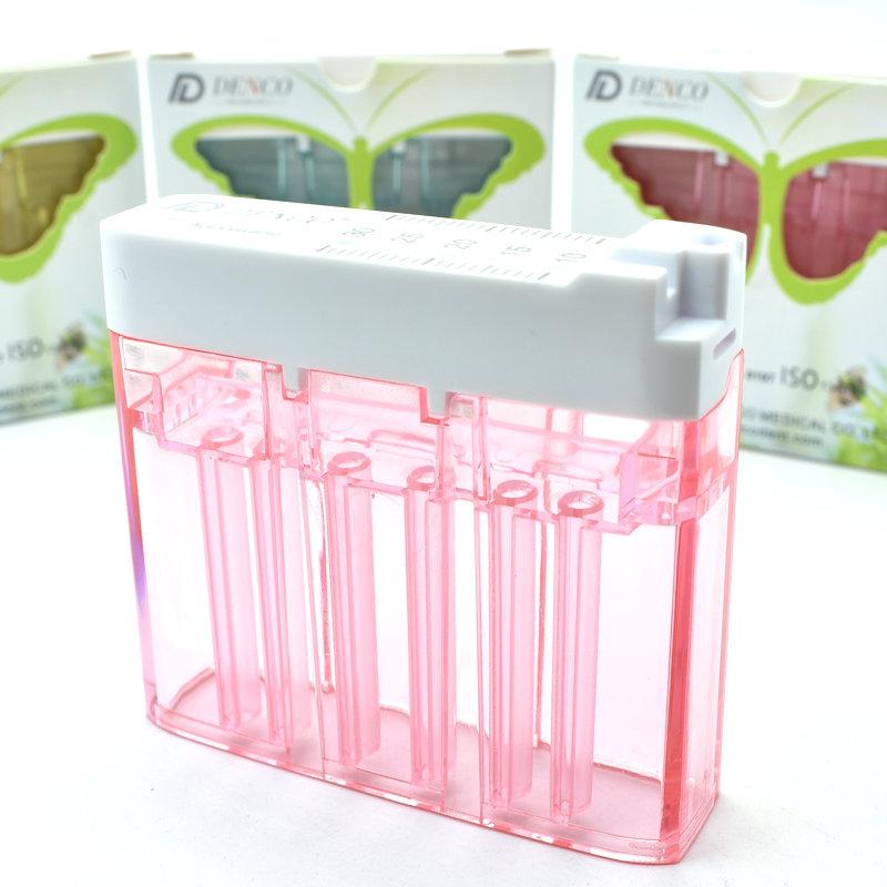 Стоматологическая пластиковая подставка Стоматологическая линейка Инструмент Автоклавируемые изделия Оборудование Мини измерительный блок Коробка