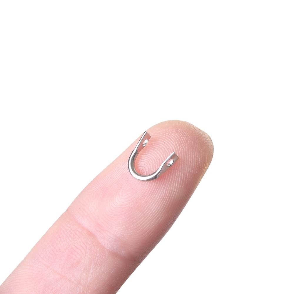 50 шт., высококачественные прочные легко вращающиеся вилки DIY, латунные рыболовные приманки, аксессуары для спиннера