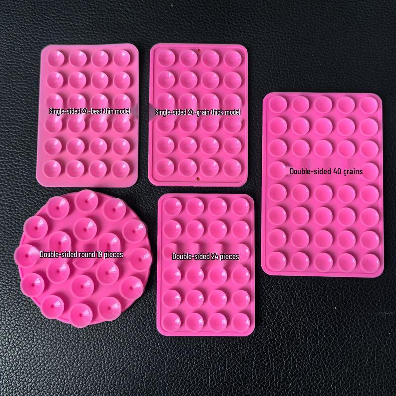 Двусторонние силиконовые присоски для телефона – Доступны в наборах по 19, 24, 40, 48 и 80 штук. Круглый и утолщенный дизайн.