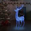 VidaXL Christmas Reindeer Christmas Decoration Holiday Ornament Garden Patio Terrace Backyard Outdoor Acrylic XXL 250 329787