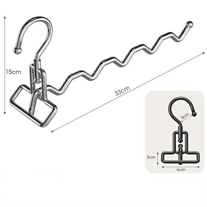 1 шт. Бытовая удобная вешалка для одежды из нержавеющей стали, многофункциональная вешалка для одежды, дорожная, для отеля, для сушки, для поездок