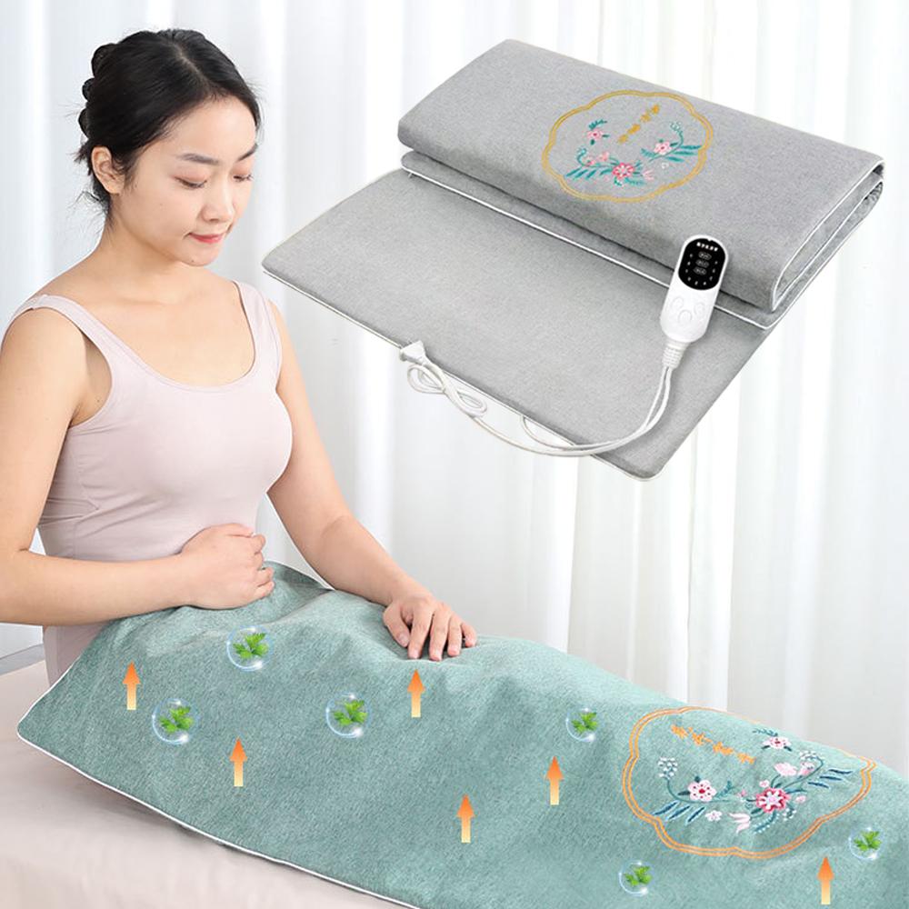 Electric Heating Moxibustion Mattress Temperature Control Blanket Full-body Moxa Therapeutic Heat Pad Wellness Heating Yoga Mat