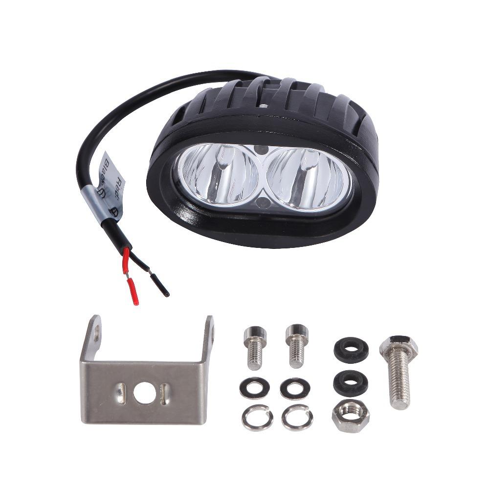 20 Вт фара для мотоцикла, яркий светодиодный противотуманный прожектор, белый, желтый, автомобильные аксессуары, автомобильные рабочие фары