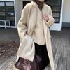 819 Winter New Retro Two-piece Wool Coat Women's Daily Versatile Commuter Woolen Coat