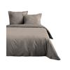 Housse De Couette - Uni - Marron - 200 X 200 Cm - 100% Coton - Oeko-Tex®
